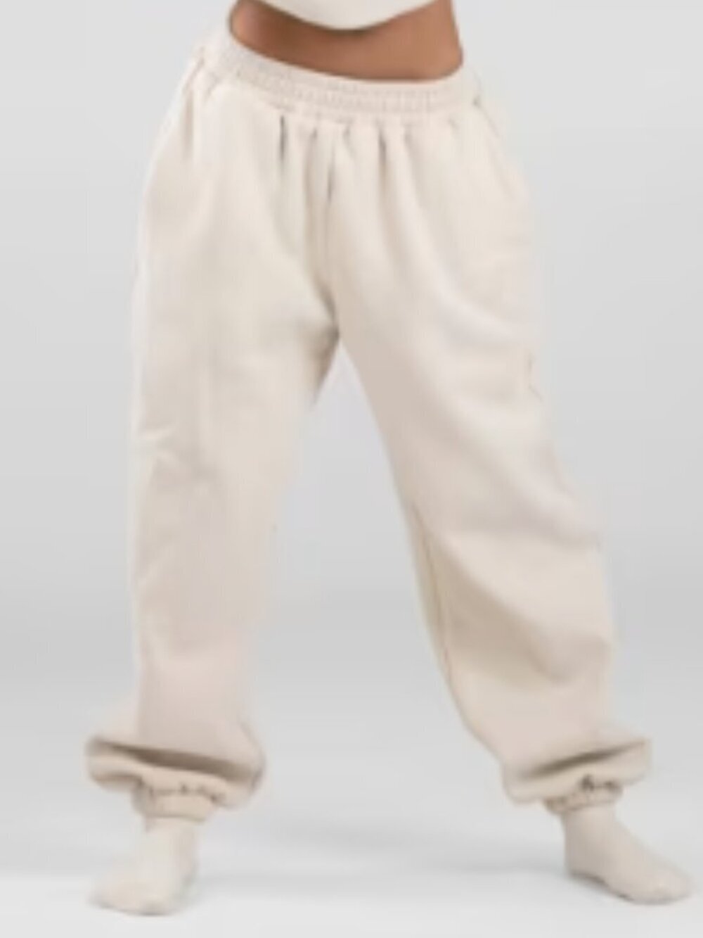 COMFRT Signature Sweatpants Cream / Bone Size Medium